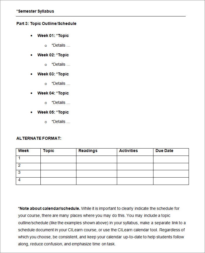 sample syllabus pdf
